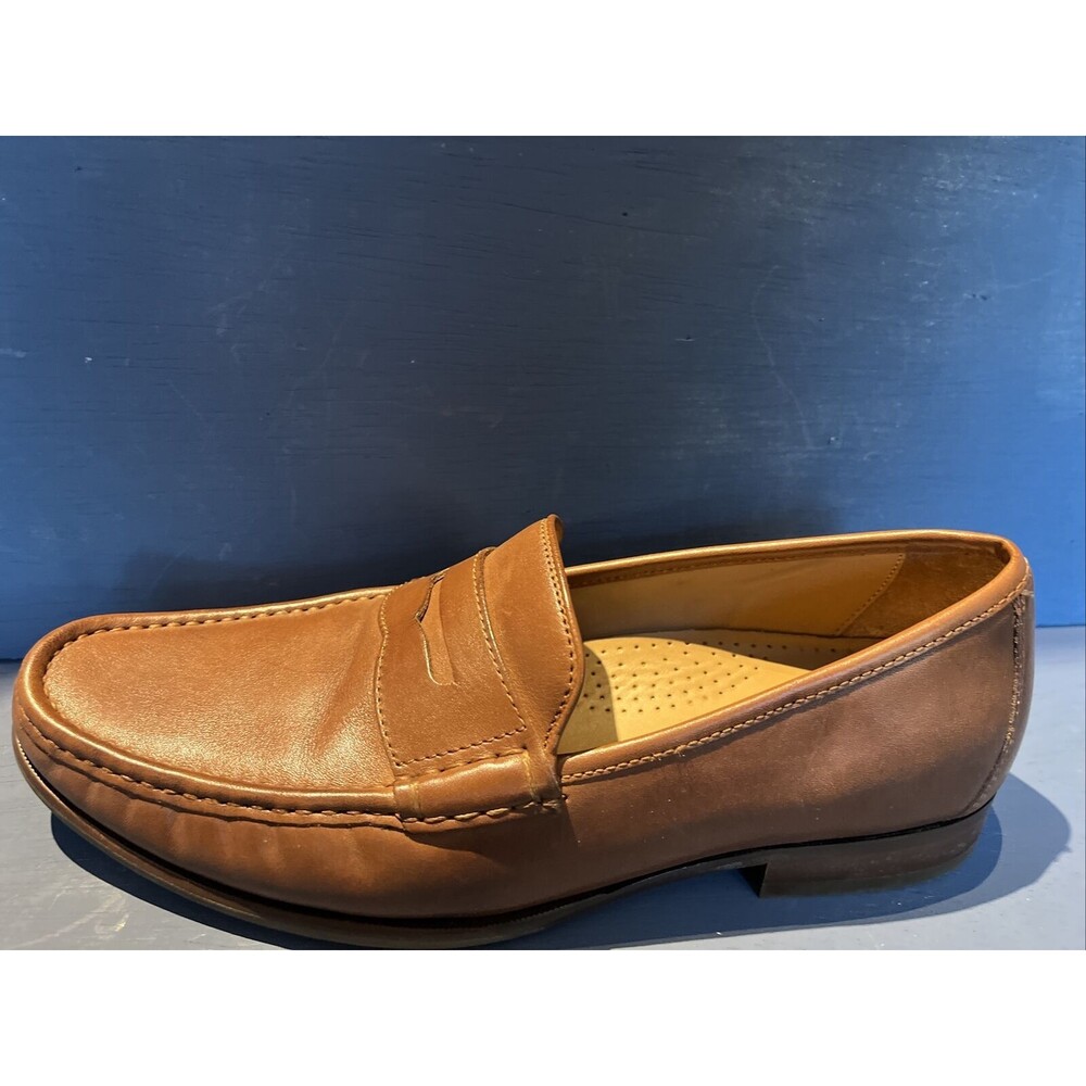 Cole Haan grand OS mens size 9 M leather penny loafer Shoe Slip On Brown C22771 - Picture 7 of 10